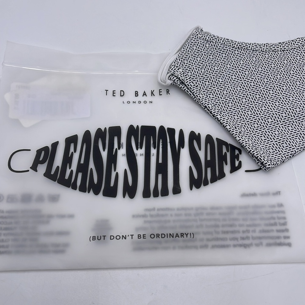 TED BAKER LONDON Reversible Reusable FACE MASK 
NWT 
OS - Picture 5 of 15